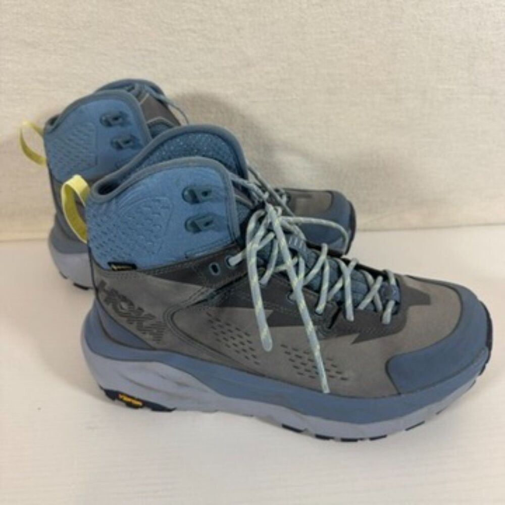 Hoka One One Kaha GTX Hiking Boots Women's Size 7.5 Gore-Tex Waterproof Blue